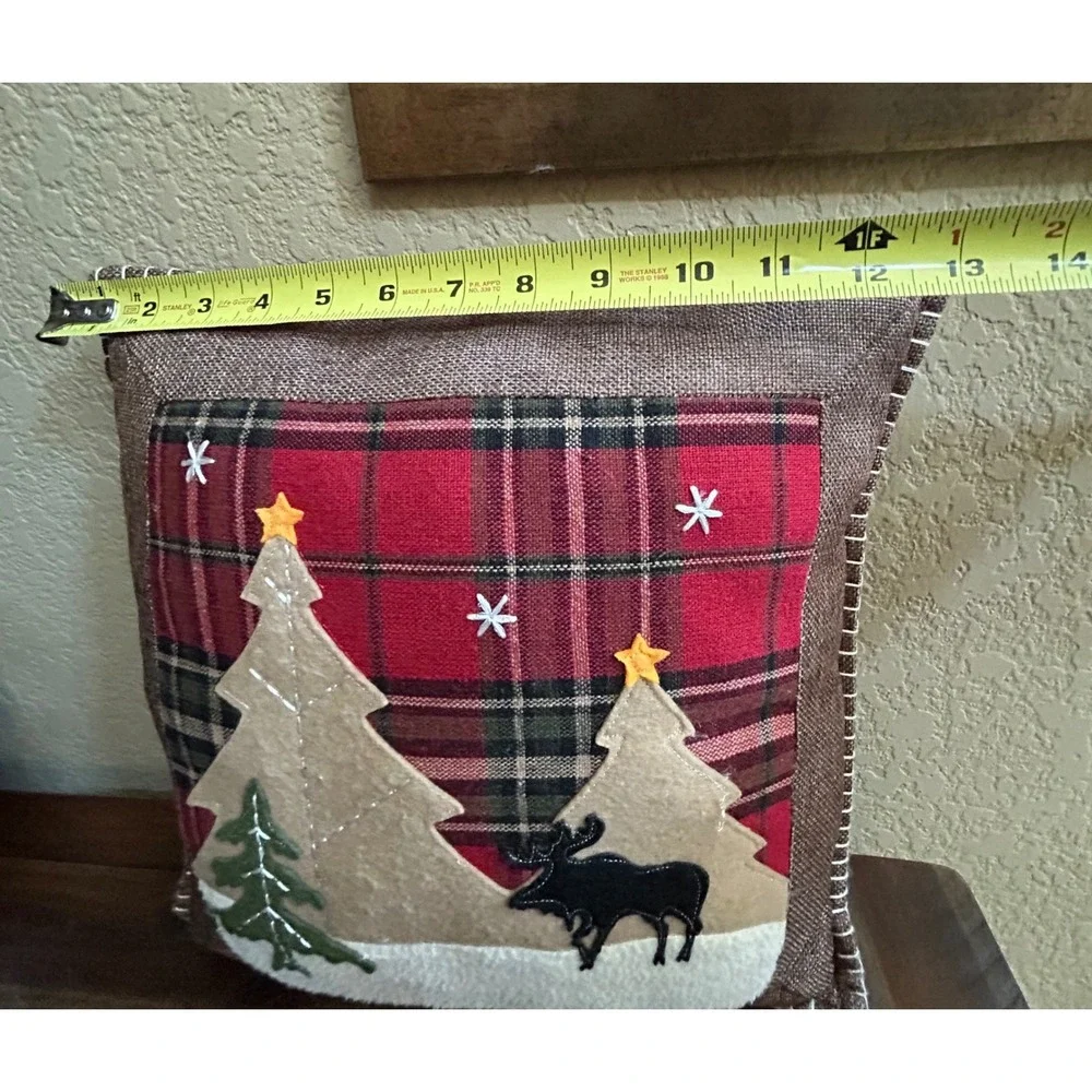 Christmas Moose Throw Pillows 13